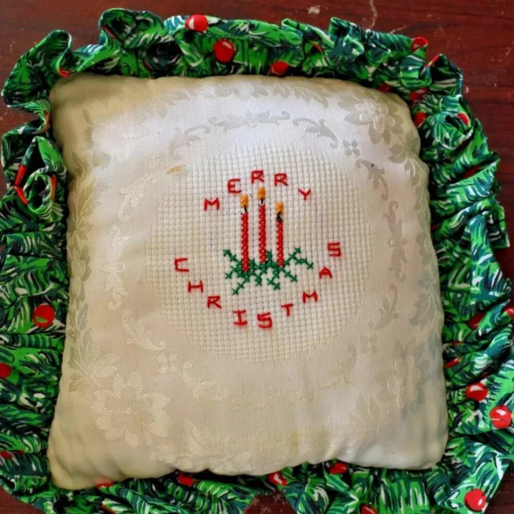 Merry Christmas Throw Pillow 10